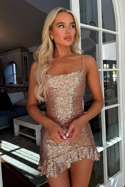 Hannan Dress - Champagne