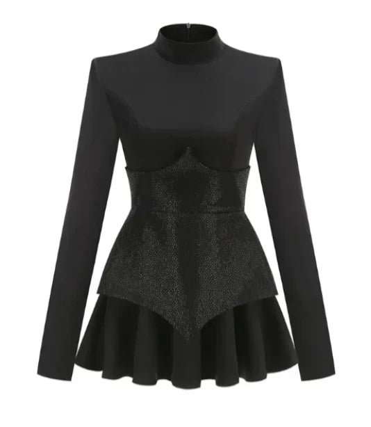 Brooklyn - Glamorous Glitter Corset Dress