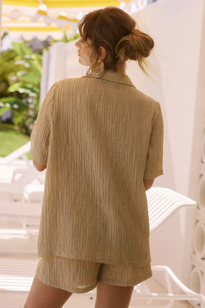 Lotus Shirt - Sand