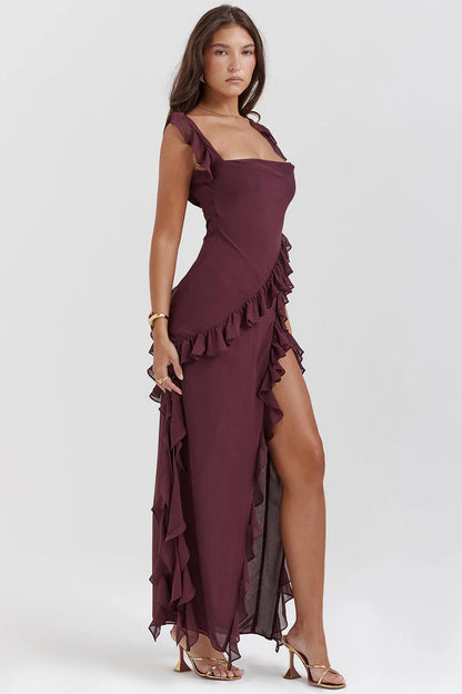 Livette - Ruffle Maxi Dress