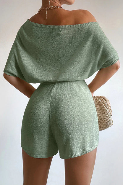 Miami Knit Romper - Sage