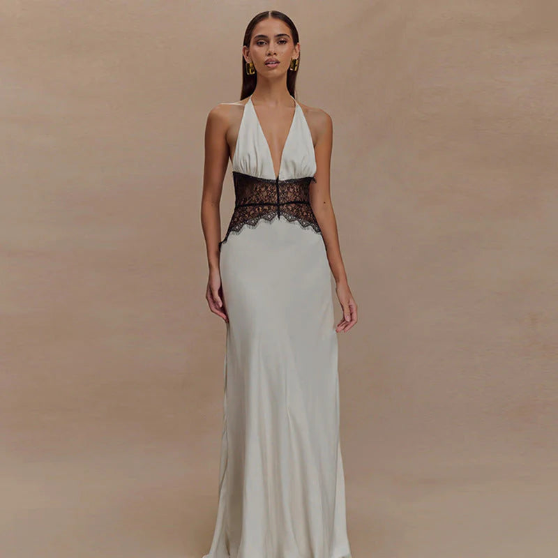 Livette - Satin Maxi Dress