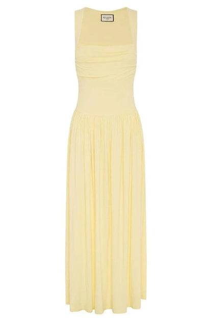 Kimba Maxi Dress - Lemon