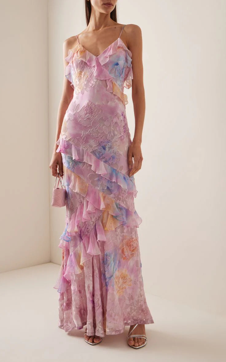 Aureline – Elegant Ruffle Dress with a Playful Touch