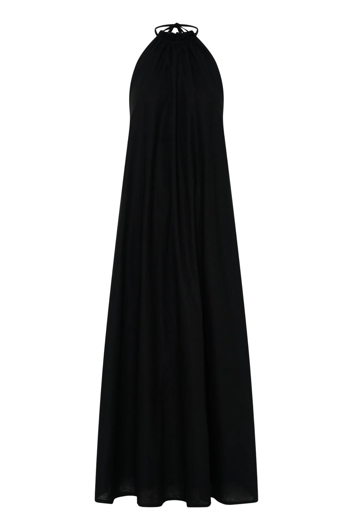 Alysse Halter Maxi Dress - Black