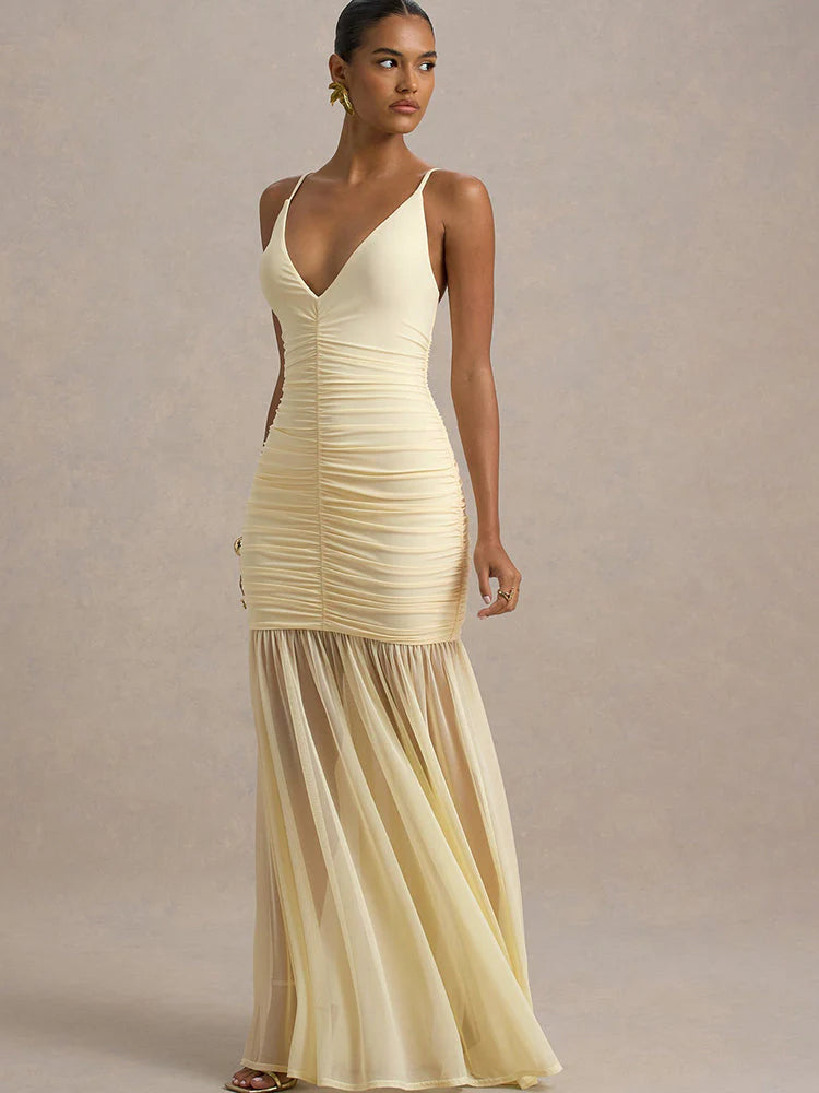 Solara Glow Maxi Dress.