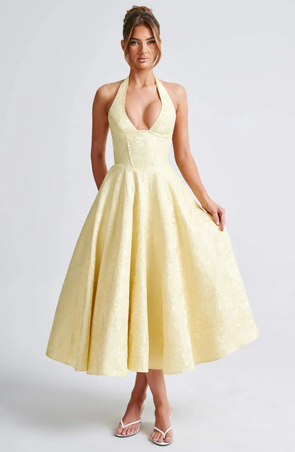 Livette - Elegance Open Midi Dress