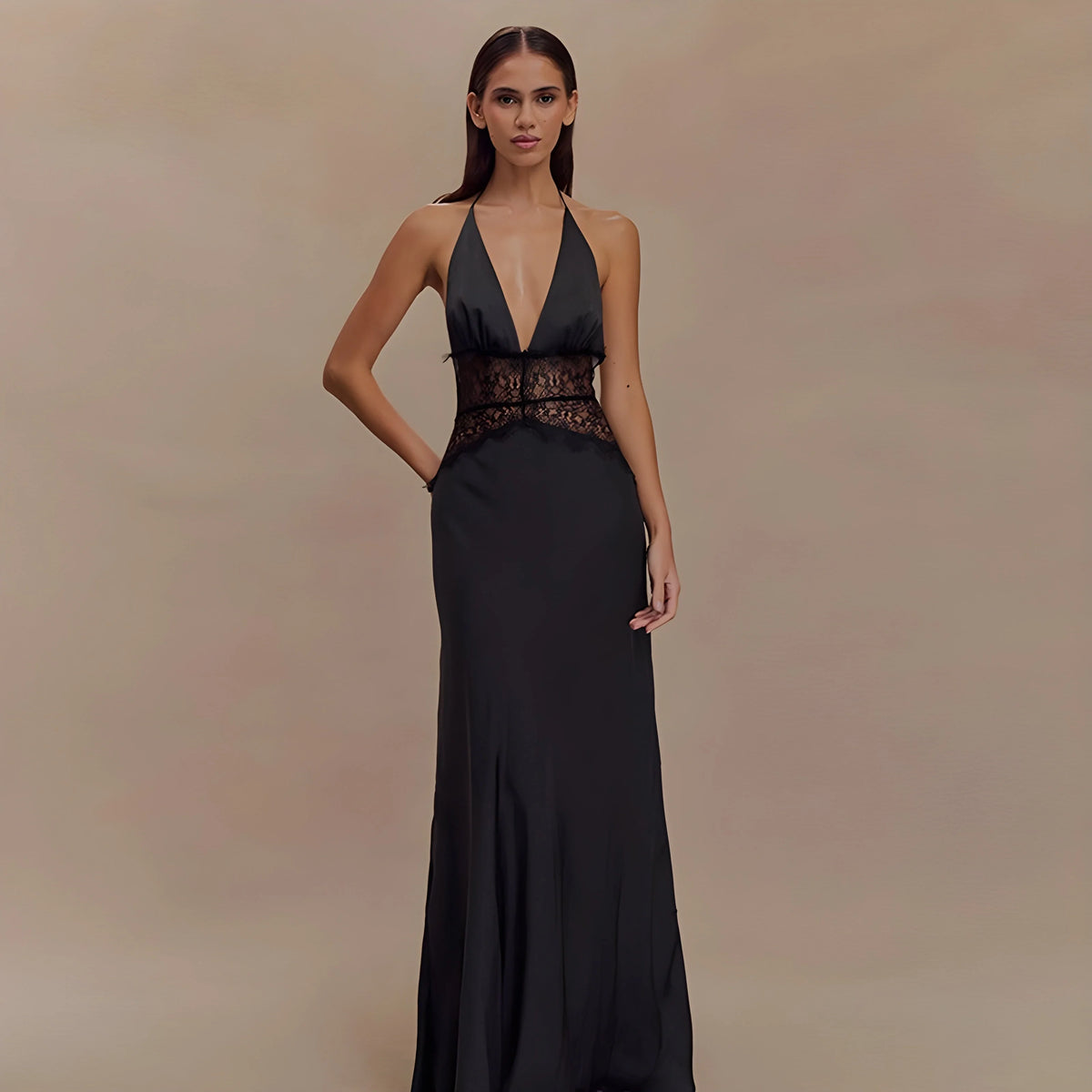 Livette - Satin Maxi Dress