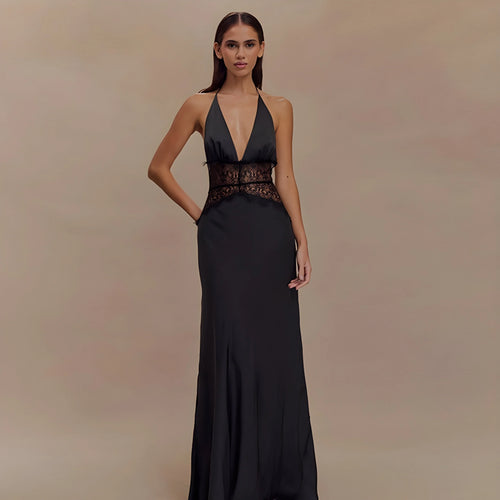 Livette - Satin Maxi Dress