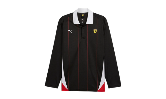 SCUDERIA FERRARI RACE JERSEY LS POLO "Black" 631265 01