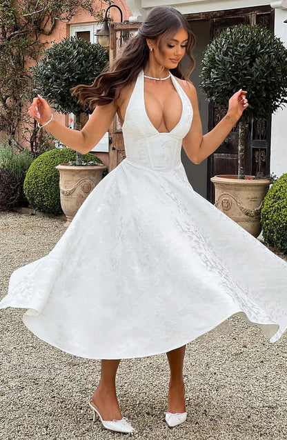 Livette - Elegance Open Midi Dress