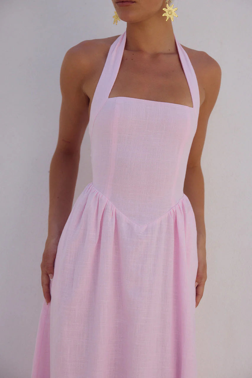 Locklea Midi Dress - Pink