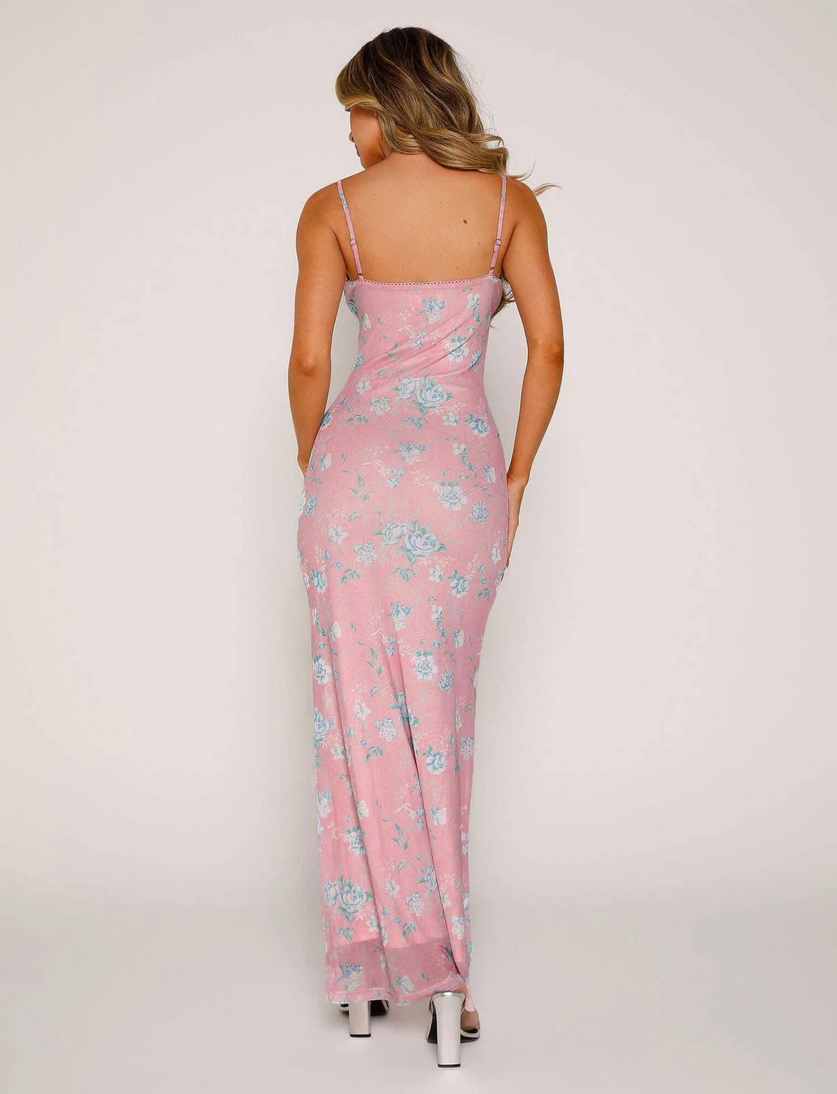 Livette - Floral Rose Maxi Dress