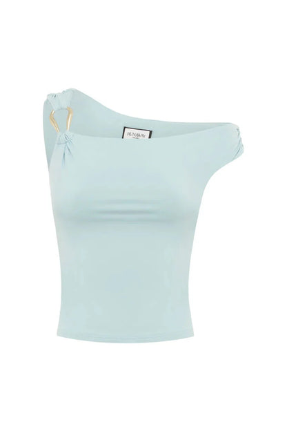 Jasmine Top - Ice Blue