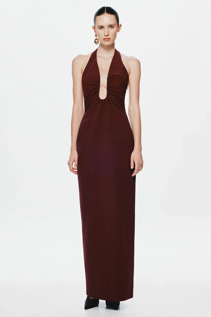 Misha Alusia Maxi Dress - Port