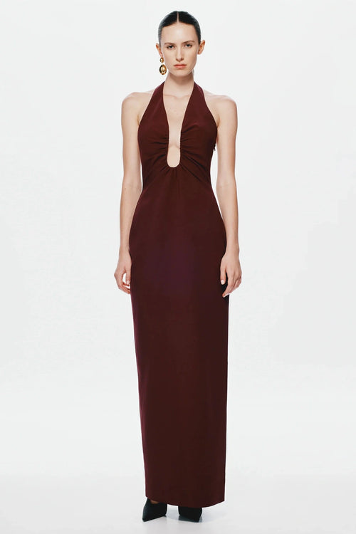 Misha Alusia Maxi Dress - Port