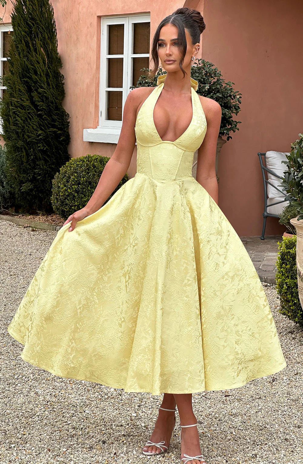 Livette - Elegance Open Midi Dress