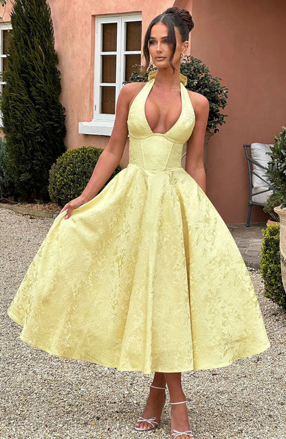 Livette - Elegance Open Midi Dress