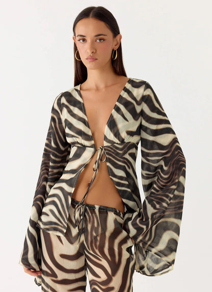 Chaty Top - Zebra