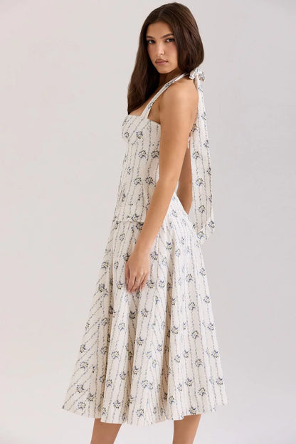 Livette - Vintage Floral Maxi Dress