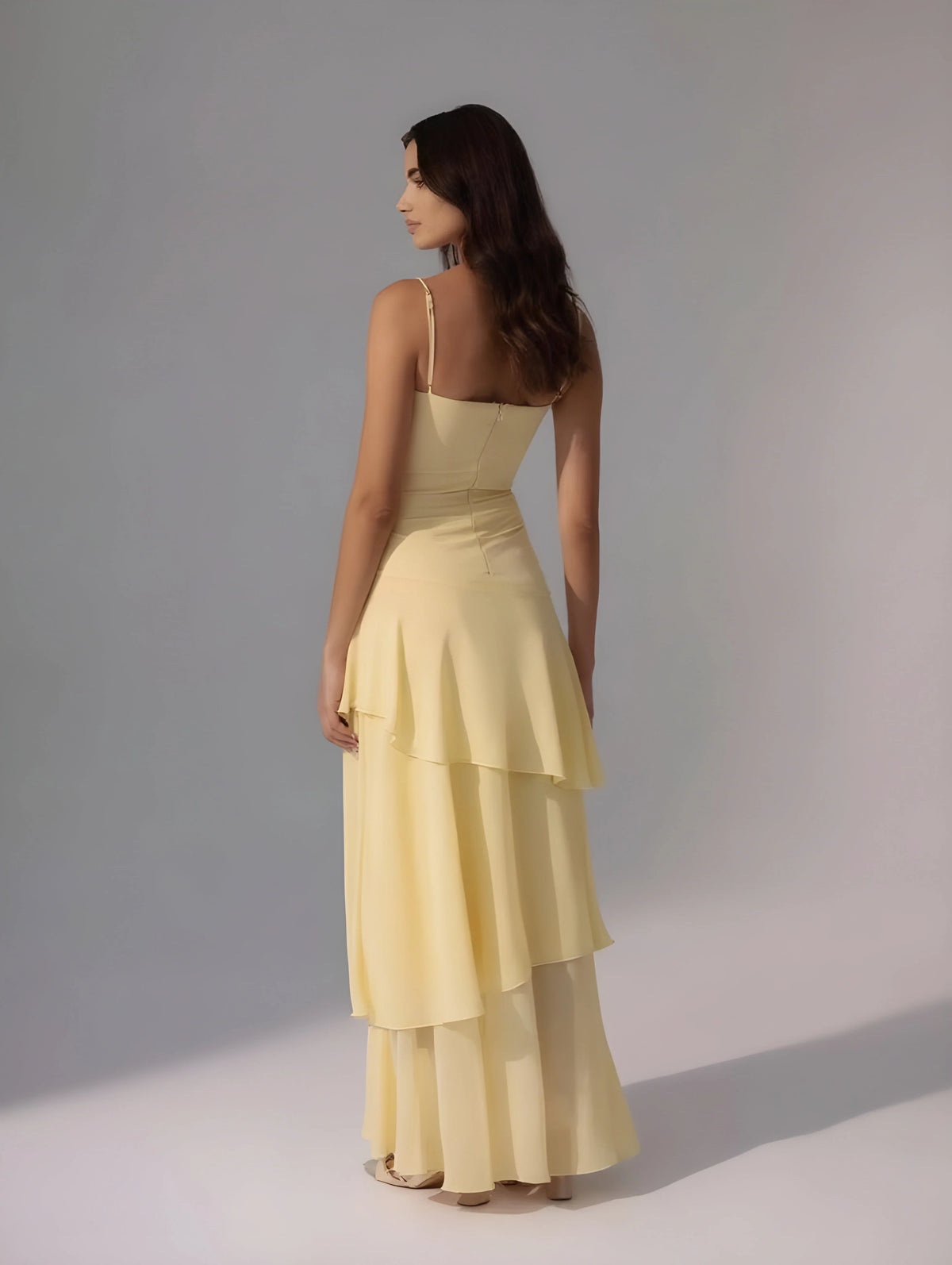 Livette - Long Ruffle Maxi Dress