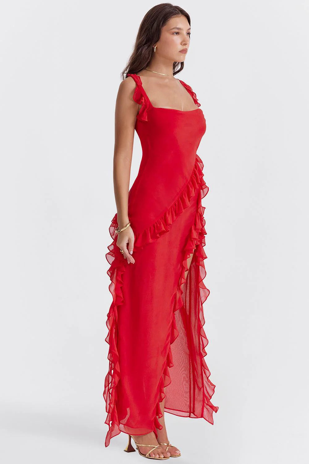 Livette - Ruffle Maxi Dress