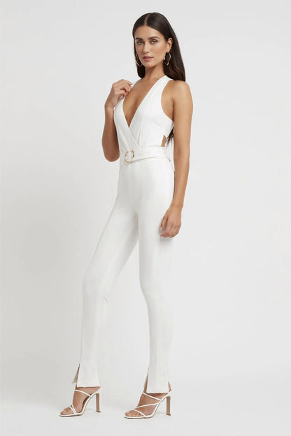 Martina Jumpsuit - White