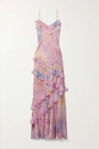 Aureline – Elegant Ruffle Dress with a Playful Touch