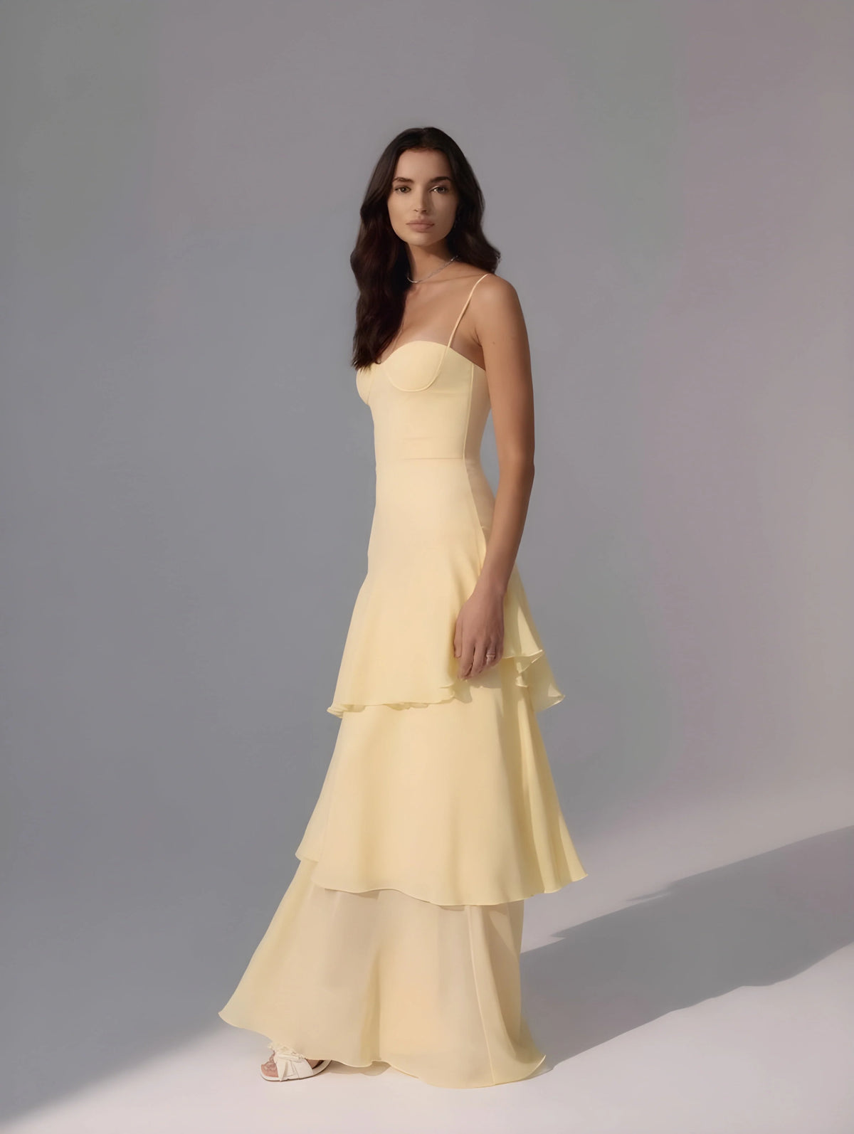 Livette - Long Ruffle Maxi Dress