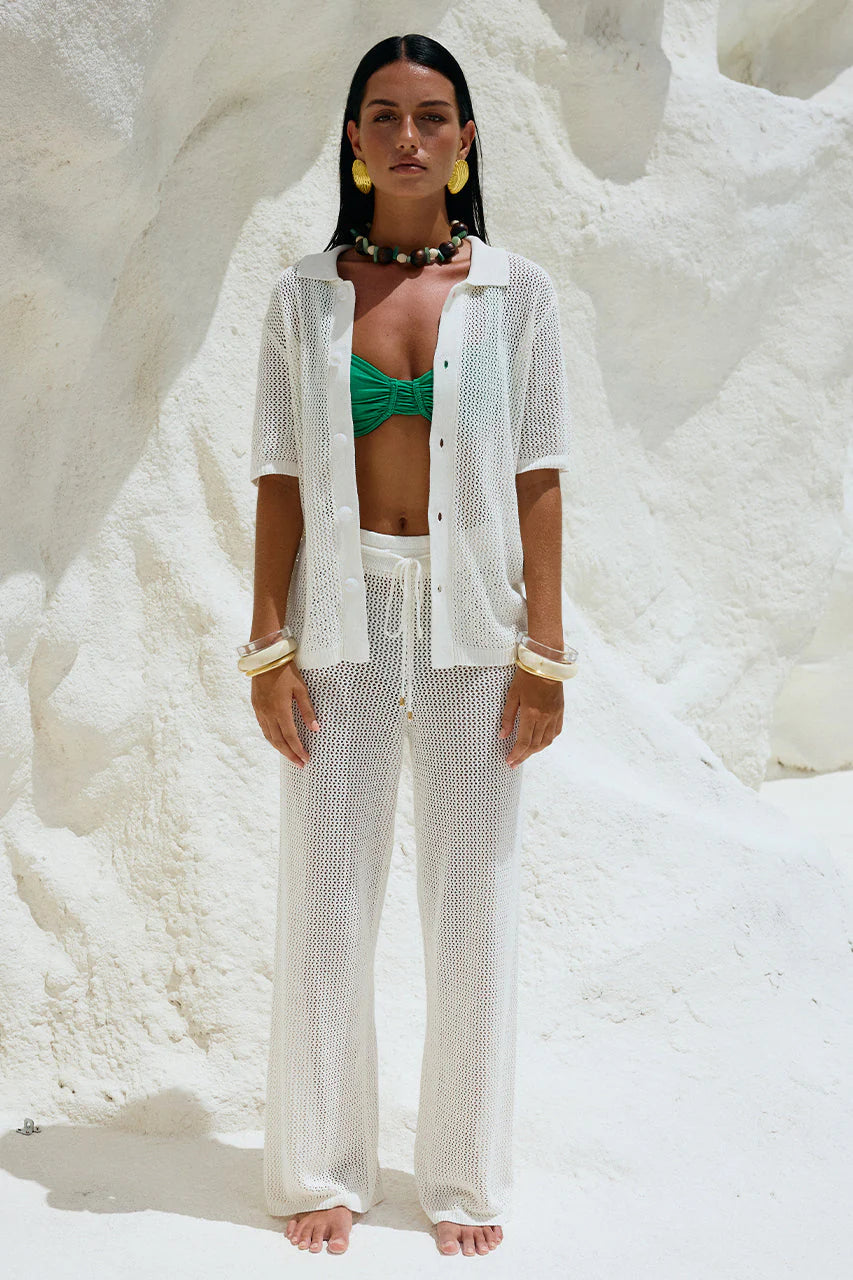 Myrah Pant - White