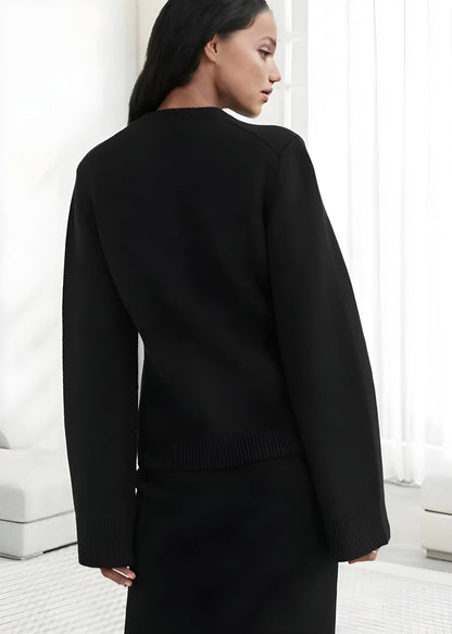 Livette - Knotted Cardigan Sweater