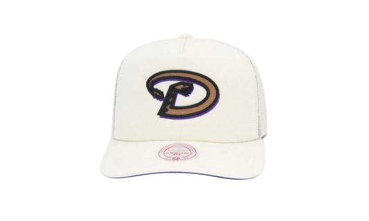 MLB Cooperstown Evergreen Trucker Snapback Cap "Arizona Diamondbacks - Off White" HHSS6490 ADIYYPPPOFWH