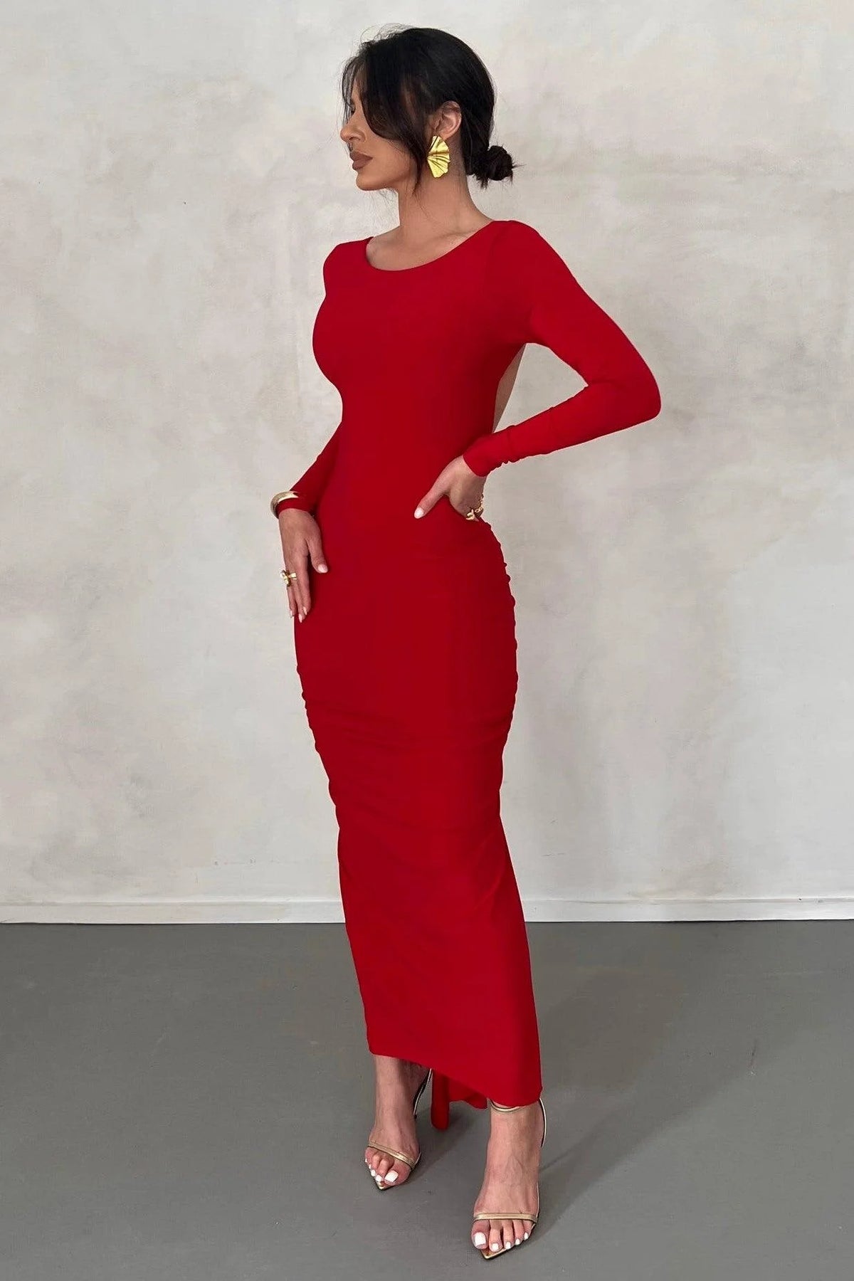Camila Dress - Red