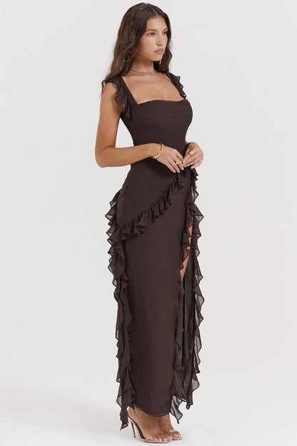 Livette - Ruffle Maxi Dress