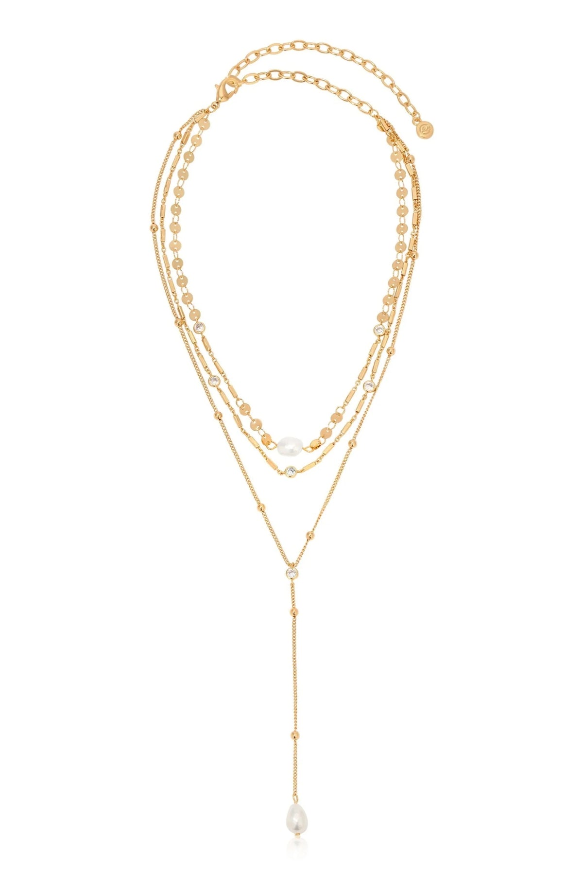 Forever Falling Pearl Lariat