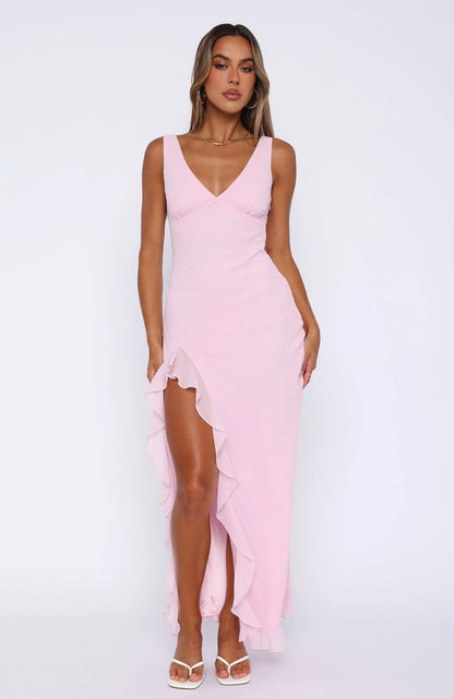 Livette - V-neck Maxi Dress