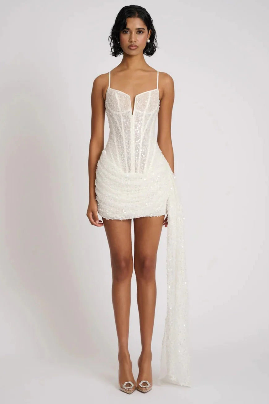 Elvira Dress - White