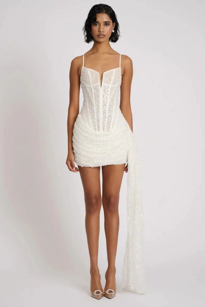 Elvira Dress - White