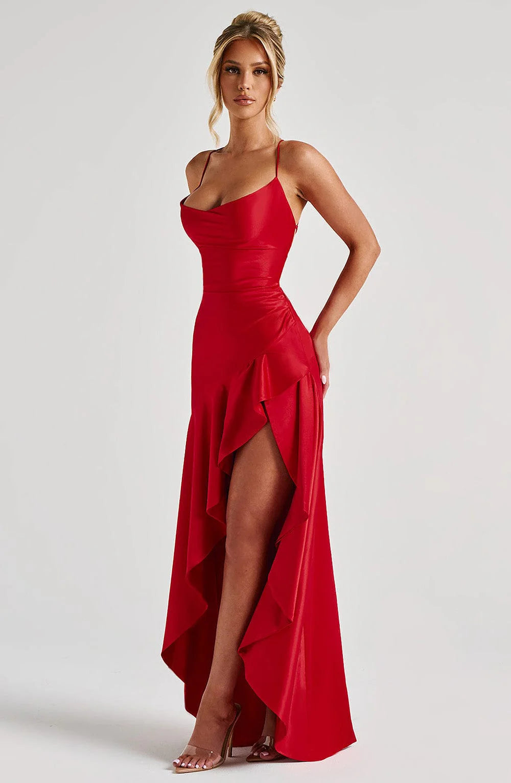 Livette - Red Midi Dress
