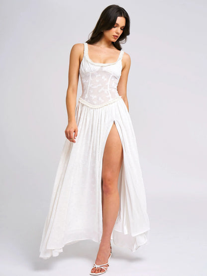 Livette - Floral Pattern Maxi Dress