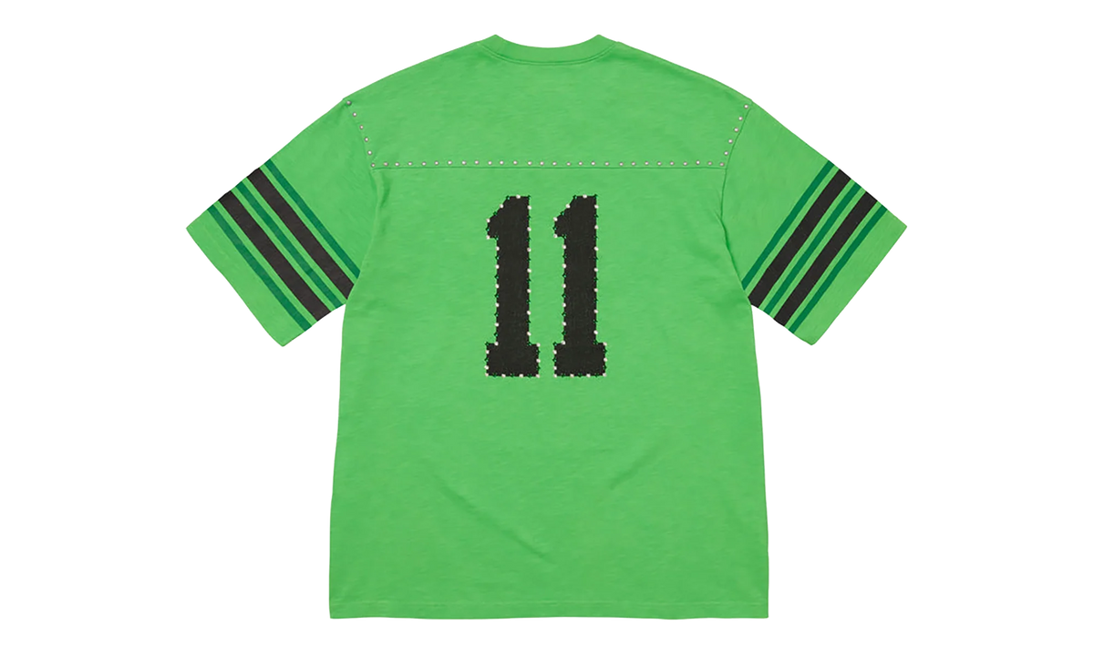 Studded S/S Football Top "SS26 - Green" SU27032
