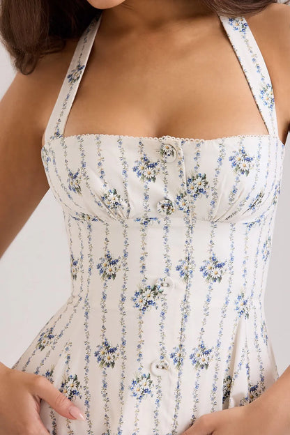 Livette - Vintage Floral Maxi Dress