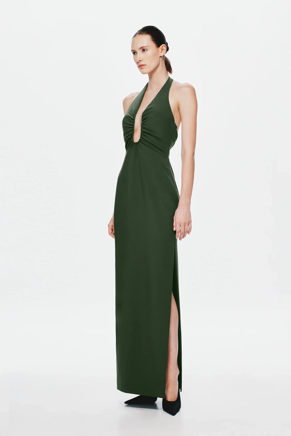 Misha Alusia Maxi Dress - Moss