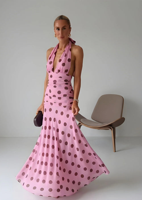 Livette - Polka Dot Maxi Dress