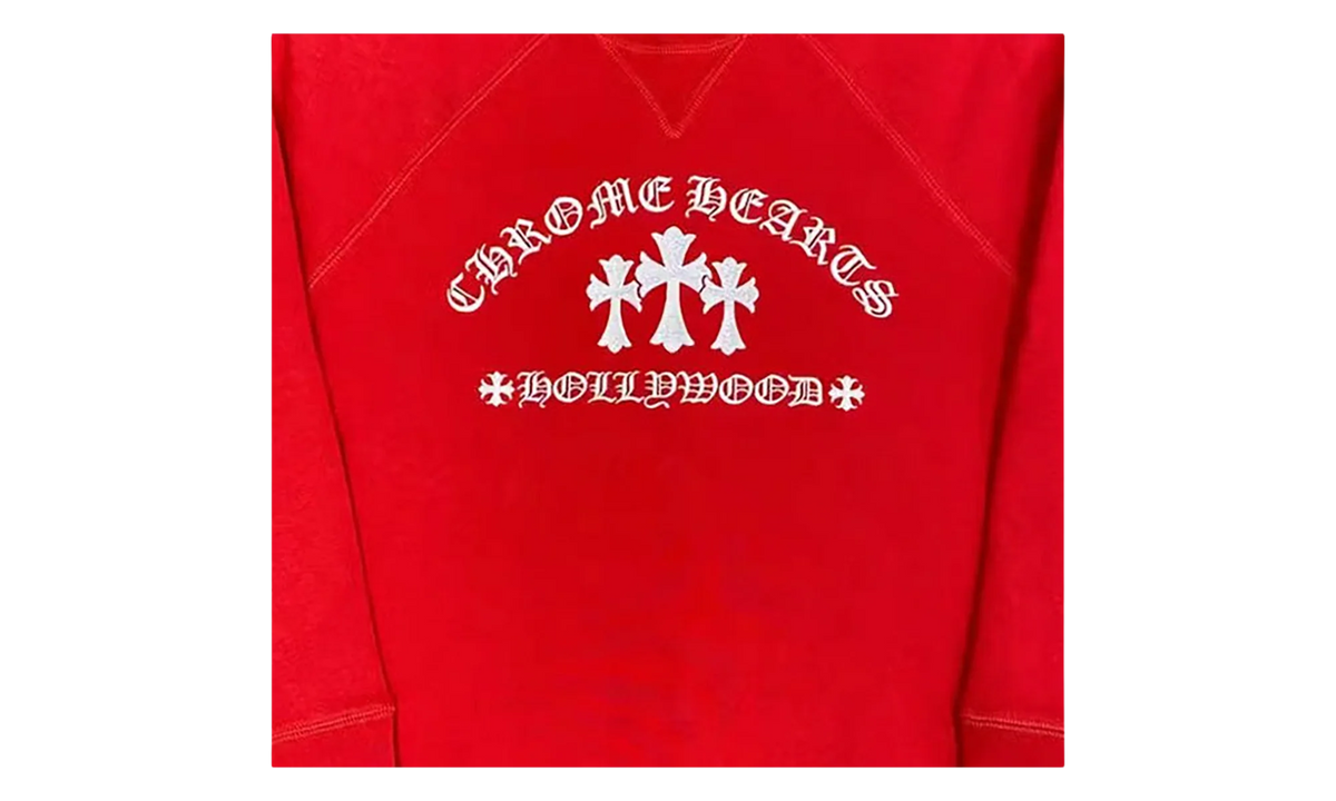 Triple Cross Hollywood Crewneck "Red" CHRM0736