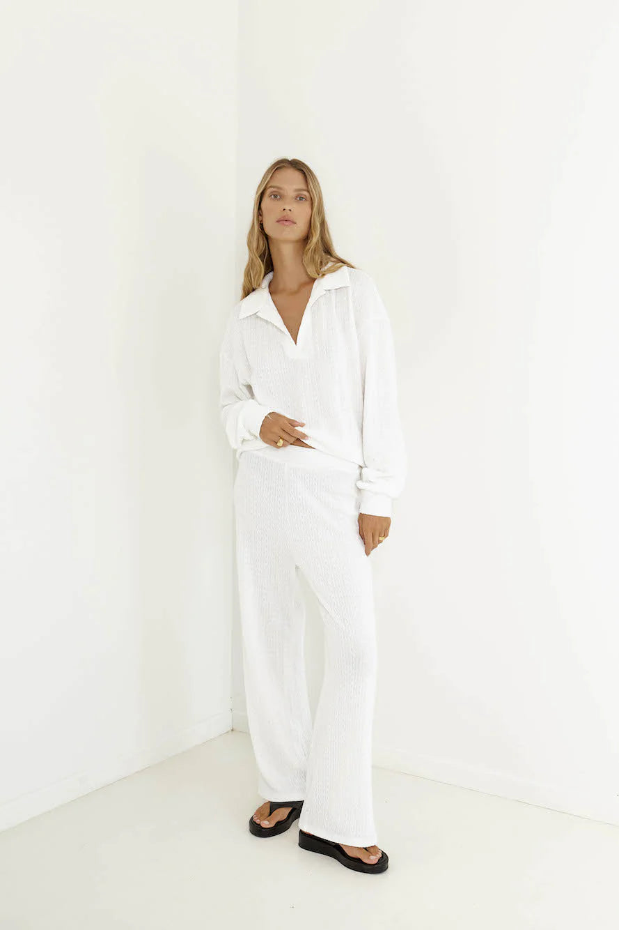Avery Pant - White