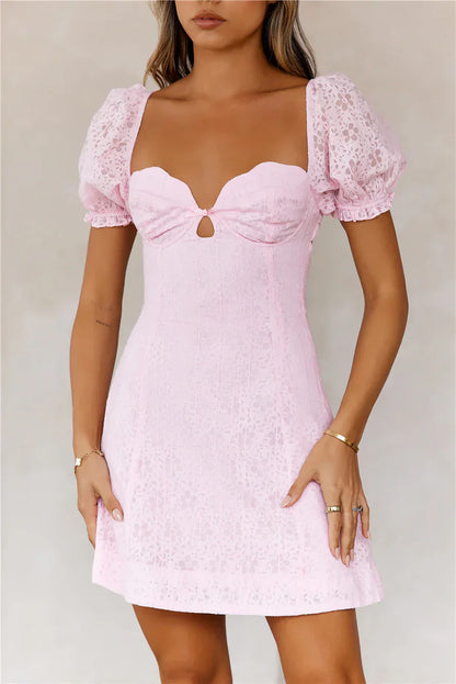 Strawberry Smoothie Mini Dress