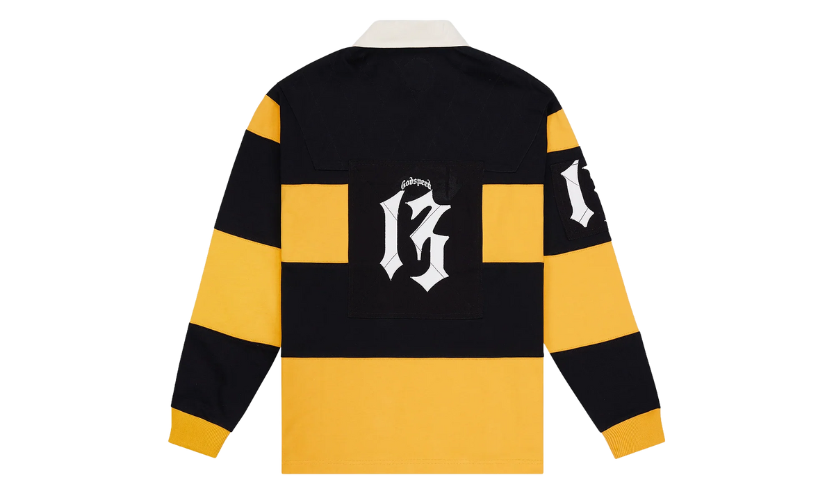 Classic Field Rugby Shirt "Black / Yellow" VIXTJQPJ