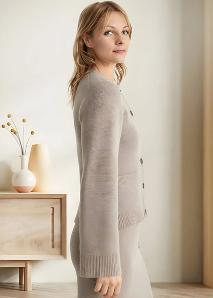Livette - Knotted Cardigan Sweater