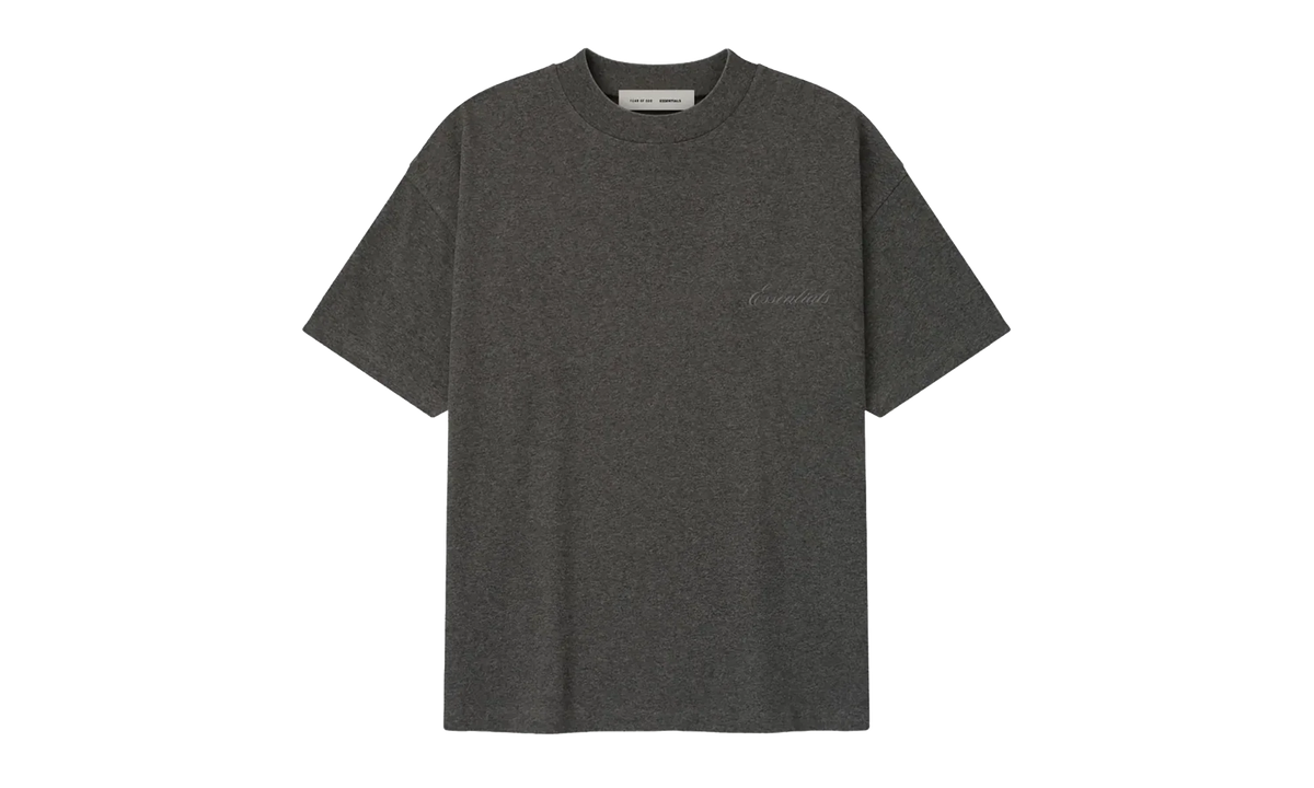 Embroidered Classic Short Sleeve Tee "Charcoal Heather" 125HO254191F